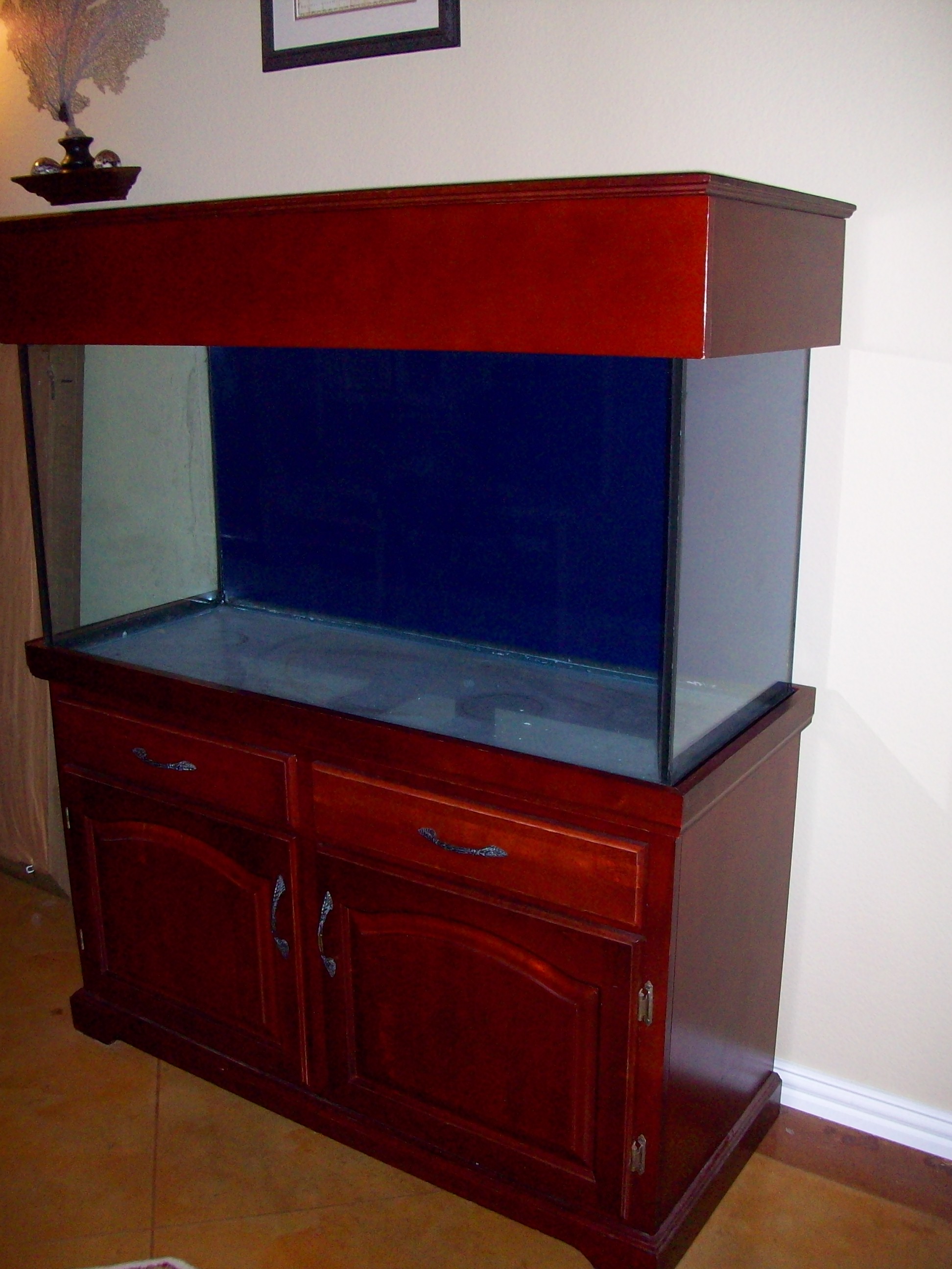 90 Gallon Aquarium with Marineland Stand & Canopy Hardware Austin